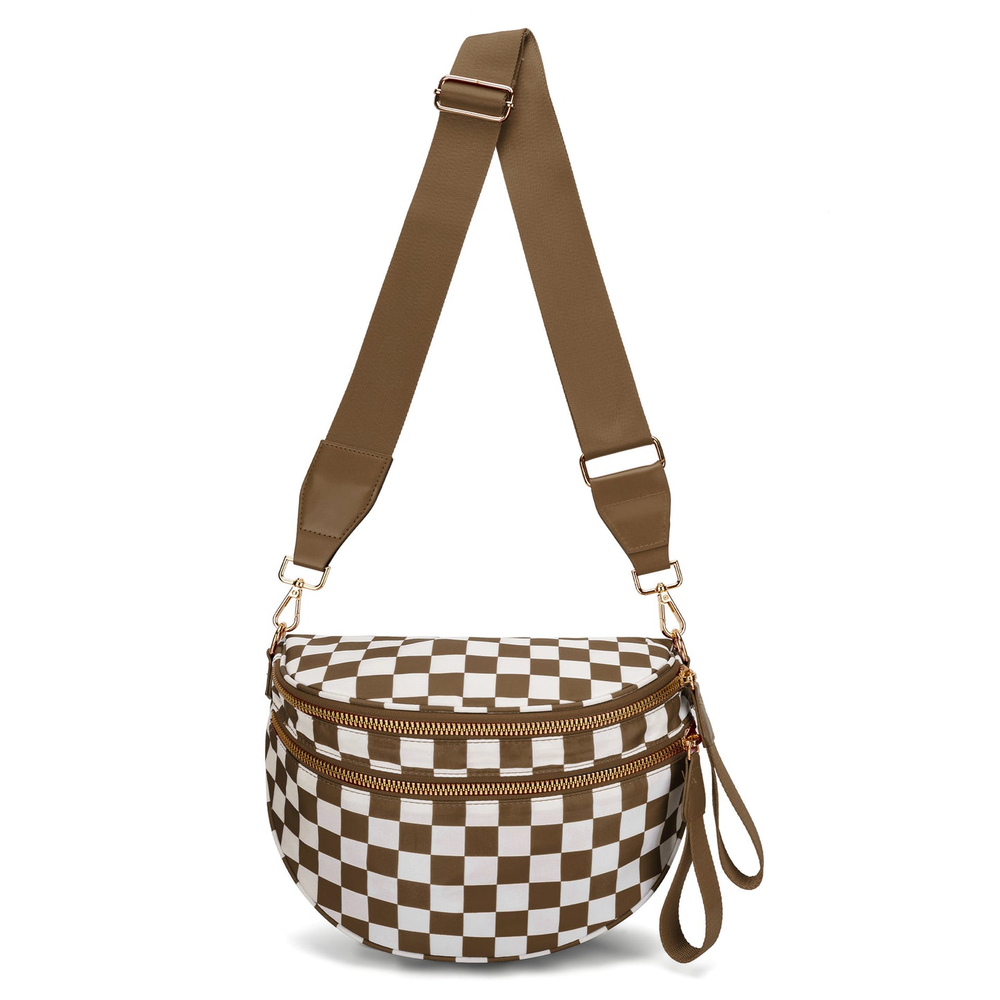Checkered Crossbody Bag